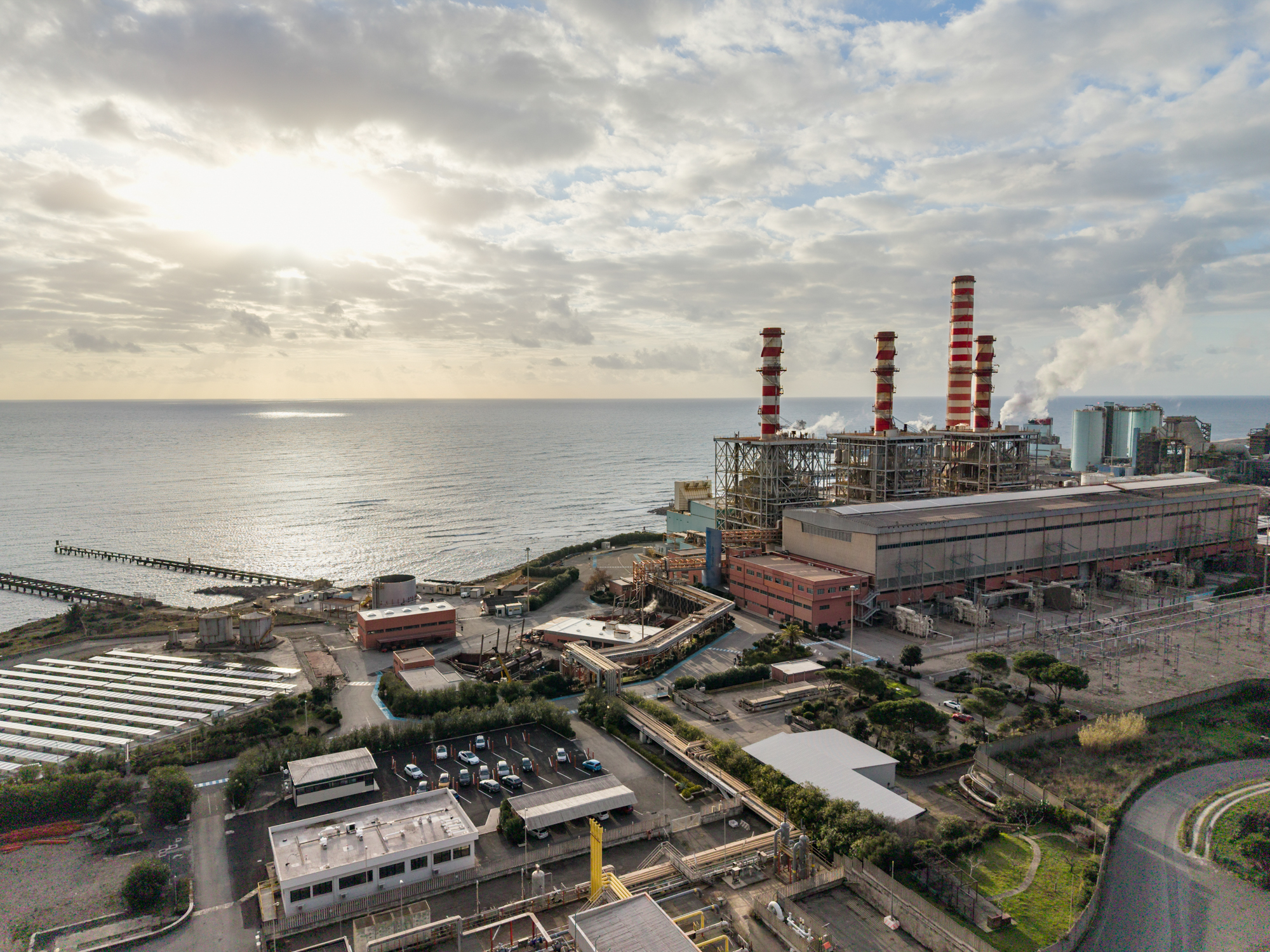 Tirreno Power Civitavecchia — Tramonto