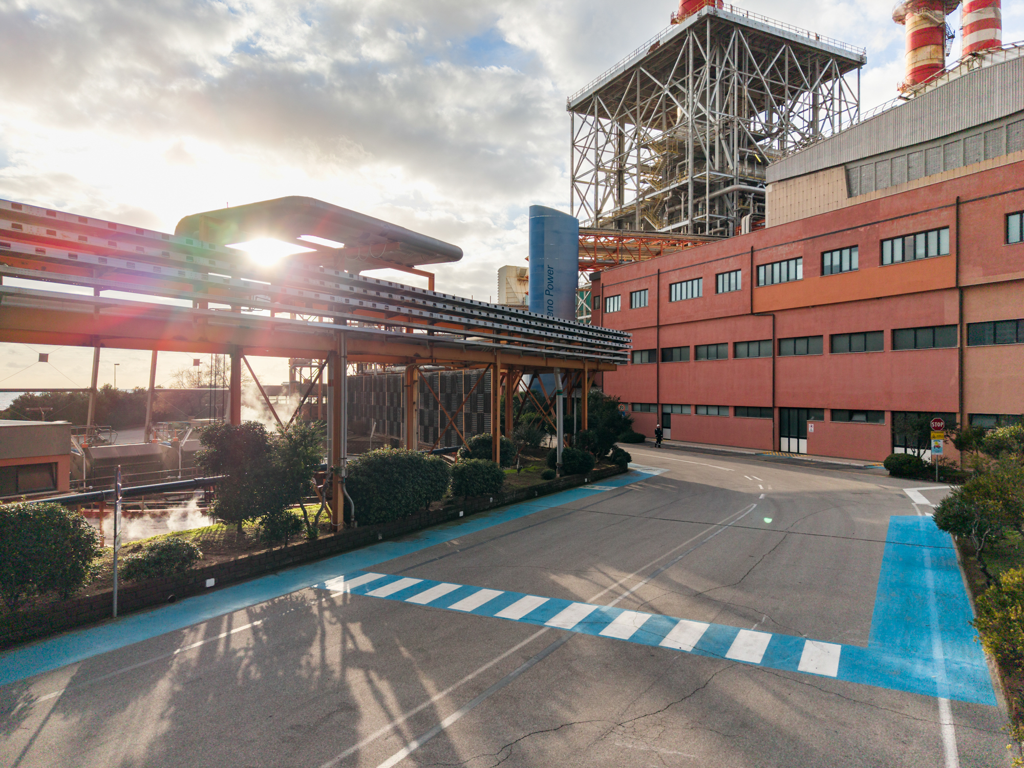Tirreno Power Civitavecchia — Ingresso