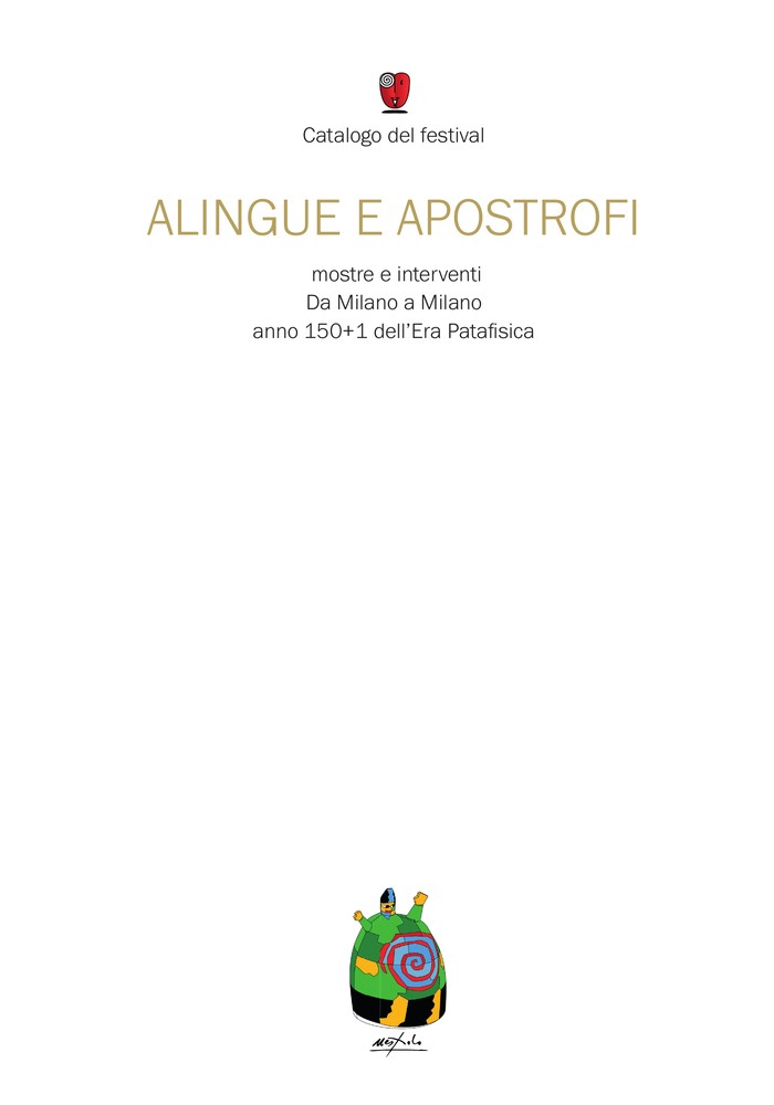 Alingue e Apostrofi — copertina del catalogo