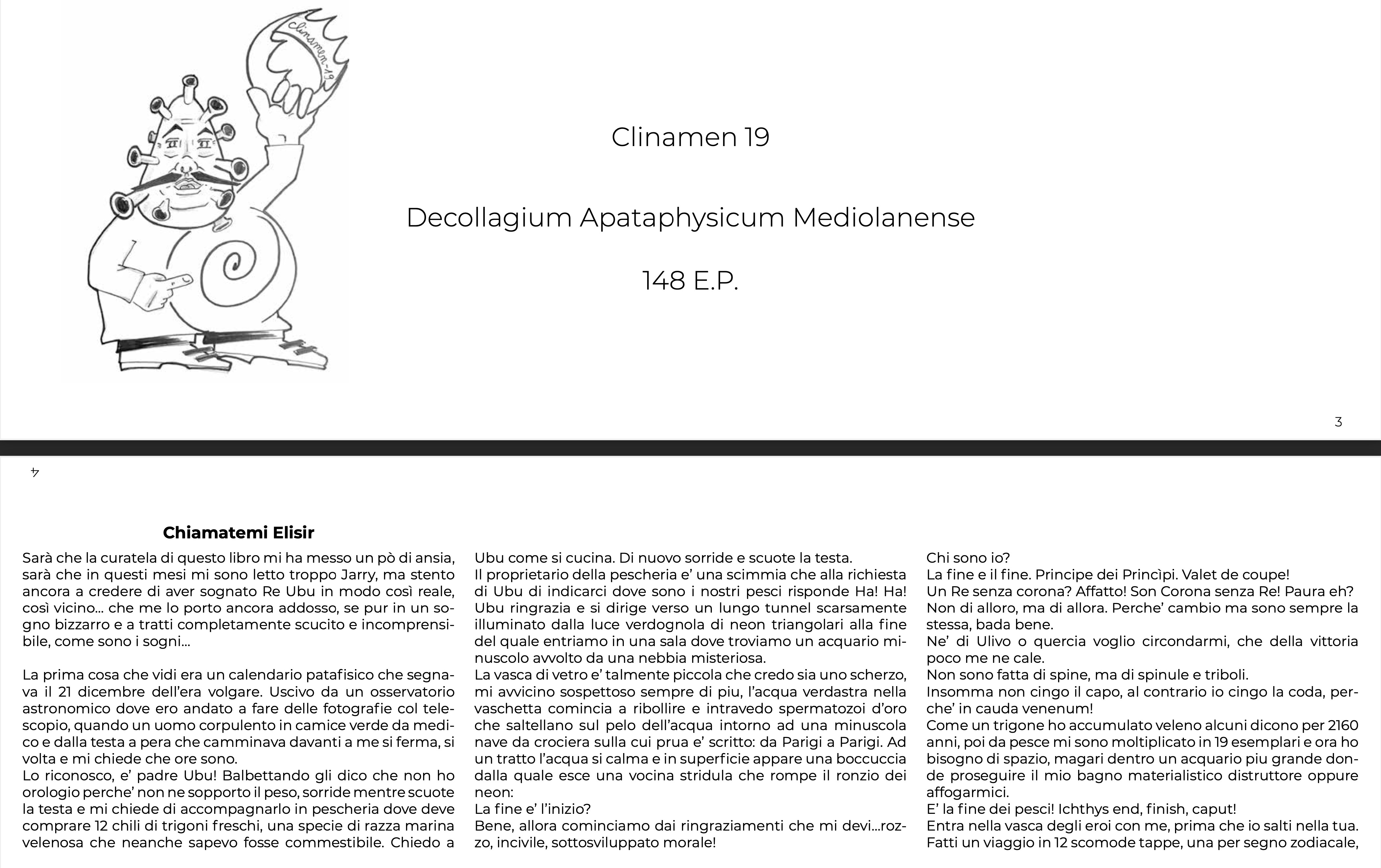 Chiamatemi Elisir, pagina 1