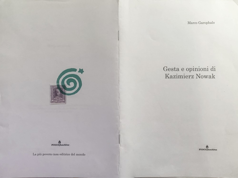 Gesta e opinioni di Kazimierz Nowak